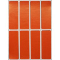 Royal Green Color Code Stickers for File Folders in Orange 3x1 inch - 800 Pack