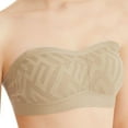 thumbnail image 5 of Women‘s Solid Color Strapless Bra  Enhanced Bust Appearance  Non Slip  Thin Bandeau  Push Up Bra, 5 of 5