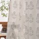 thumbnail image 3 of Cortinas Jinchan de lino con estampado floral, 244 cm de longitud, color gris, 2 paneles, 3 of 8