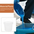 thumbnail image 2 of MasteelfCA 5pcs Plastic Bucket With Handle Water Bucket Portable Lidded Bucket Wash Bucket for Farm 2L, 2 of 9