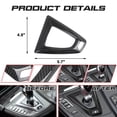 thumbnail image 3 of Xotic Tech Inner Gear Shifter Console Base Real Carbon Fiber Surround Molding Cover Trim w/M-DCT Transmission Compatible with BMW M2 F87 2015-2019, M3 F80 2014-2019, M4 F82/ F83 2014-2019, 3 of 8
