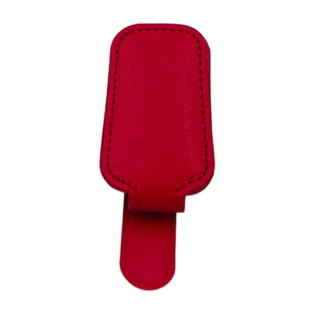 Coche Sun Visor Gafas De Sol Clip Organizador Multifunción Para Camión Vehículo Rojo Sunnimix clips de visera de gafas de sol