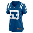 thumbnail image 2 of Women's Nike Isaiah Land  Royal Indianapolis Colts Team Game Jersey, 2 of 7