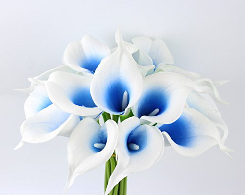 Light Blue Calla Lily Corsage or Boutonniere 