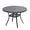 Dark Gray, variant on DIFY 60" Round Metal Patio Dining Table for 4, Outdoor Dining Table with Umbrella Hole, Black