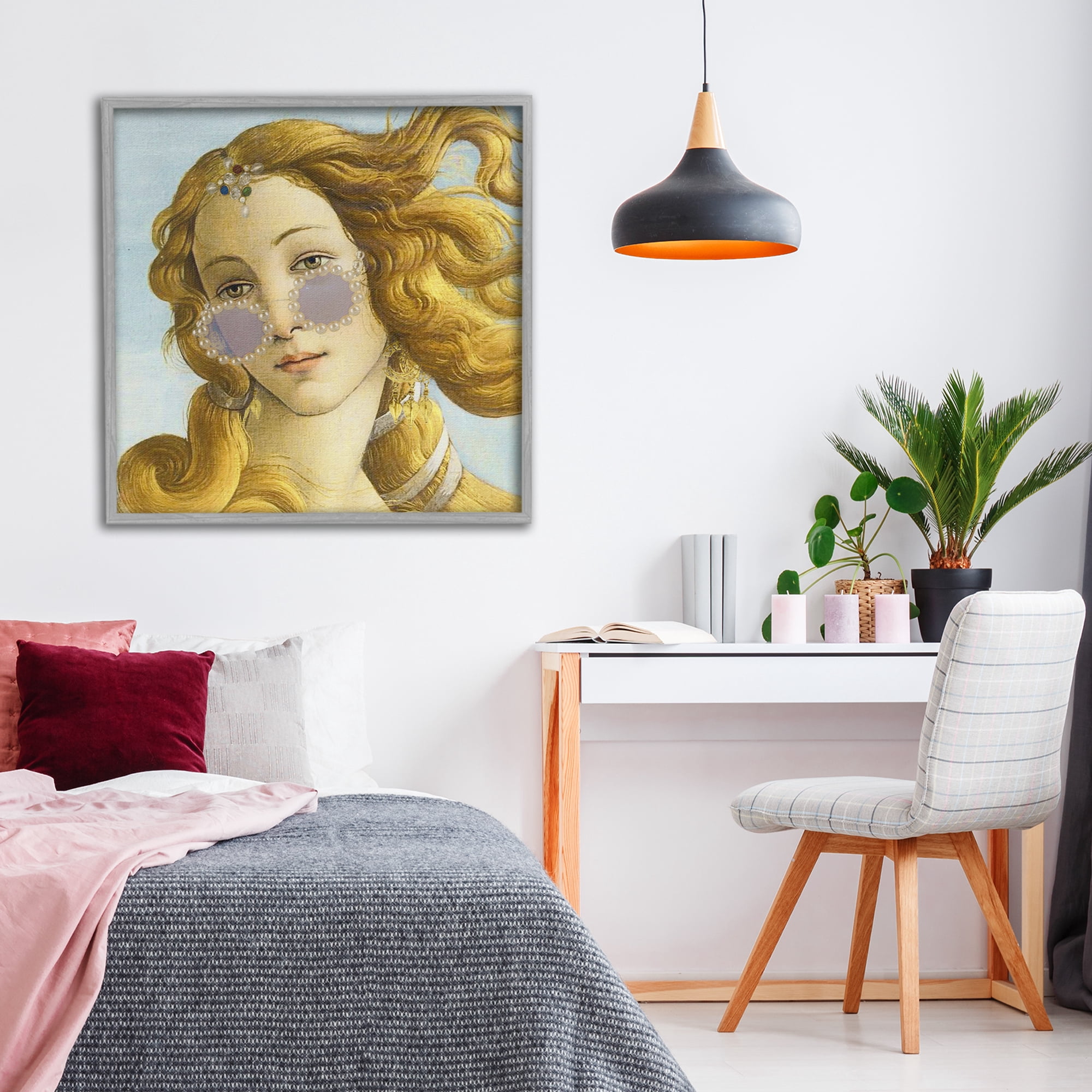 Stupell Industries Modern Day Venus Shades Gray Framed Giclee Art, design by Grotto Studios