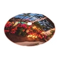 thumbnail image 2 of Bingfone Christmas Tree Skirt Mat Christmas Decoration Interior 30" -Tropical Beach Candlelight, 2 of 6