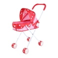 thumbnail image 3 of Cochecito para bebé, juego de rol, accesorios para muñecas, carrito plegable, juguete interactivo, juguete de simulación para bebés, niños y niñas, 3 of 8
