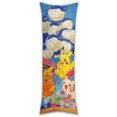 thumbnail image 1 of Funda de almohada Pokémon, funda de almohada larga de cuerpo entero, almohada de compañero de juegos para niños, cojín de sofá, muebles para el hogar, decoraciones de cama de 20" x 54", 1 of 5