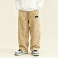 thumbnail image 7 of Classic Straight Leg Corduroy Trousers for Boys Soft Comfortable Kids Casual Playwear Durable Everyday School Pants, 7 of 7