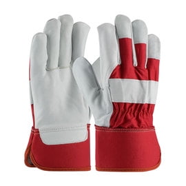 

Radnor Large Goatskin Palm Gloves With Canvas Back And Safety Cuff (15 Pairs)