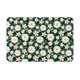 thumbnail image 1 of Balery White Daisies and Bee Felpudo de franela, resistente a las manchas y a la decoloración, para uso interior y exterior, fácil de limpiar, 40 x 60 cm, 1 of 7