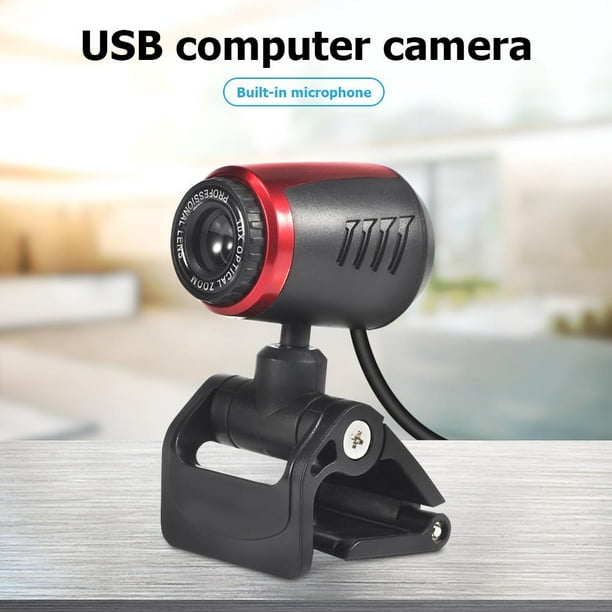 Cámara web HD con micrófono incorporado Cámara web de computadora USB para Windows 10 8 7 XP