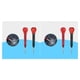 thumbnail image 1 of Eigraketly Perforadora central automática de acero con resorte ajustable marcado con resorte prensa de marcador de abolladuras broca de taladro de Rojo con gorras 2piezas Eigraketly CBP017113, 1 of 6