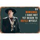 thumbnail image 1 of Placa Metal Vintage Doc Holliday Pintura Hierro Rectangular Del 30x20cm, 1 of 9