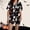 Black, variant on siminsem Satin Pajamas Set for Women Cute Graphic Printed Button Front Short Sleeve Sleep Shirt and Matching Soft Shorts Loungewear Two Piece Pj Sets for Home, Orange,L