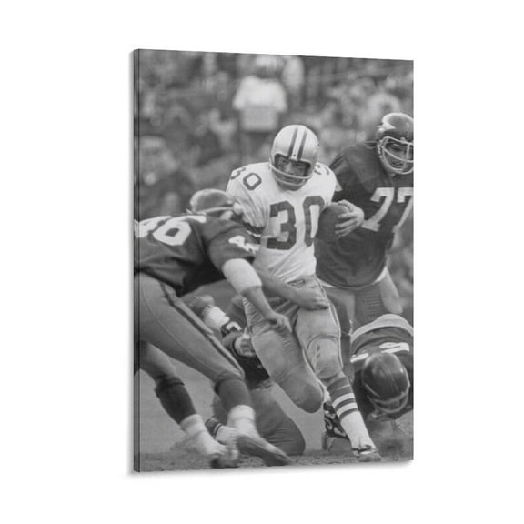 Roger Staubach Poster Room Aesthetic Poster Print Art Wall Painting Canvas Posters Gifts Modern Bedroom Decor 16x24inch(40x60cm)