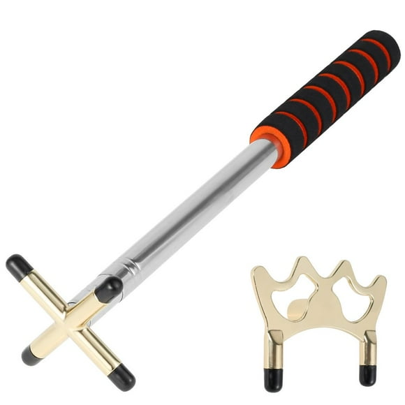 Billiards Bridge Retractable Stick with Replaceable Bridge Head 12.8-60” Expandable Cue Accessory for Pool Table