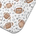 thumbnail image 5 of Football with Symbols Pattern Dish Drying Mat for Kitchen 1 Pack, Ultra Absorbent Microfiber Dishes Drainer Mats,16"x18", 5 of 6