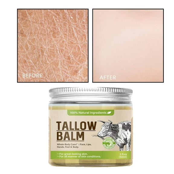 HYLLai Tallow Body Lotion, Ultra-Repairing Moisturizer for Dry Skin, Non-Greasy & Long-Lasting Hydration, 60g