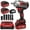 1300Nm, variant on Cordless Impact Wrench 750Ft-lbs - 1000N.m Power Impact 1/2 Inch - 21V 2600RPM Brushless Impact Wrench with 4.0Ah & Socket & & Sturdy Case for DIY