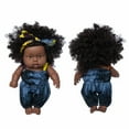thumbnail image 7 of Wuztai Black Baby Doll 8-Inch Cute Curly Hair, Realistic Vinyl Baby Toysfor Art Collection, Reborn Doll for Photography Props, 7 of 7