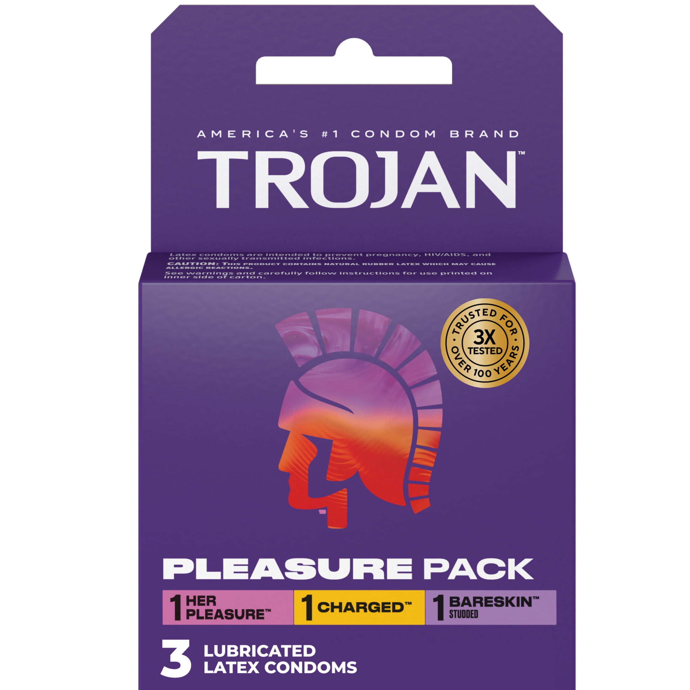 trojan classic lubricated condoms size Amazon.com: Trojan Pleasure Pack Premium Lubricated Latex Condoms, 40 Count  : Health & Household