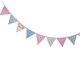 thumbnail image 5 of Banderines de cumpleaños para fiestas infantiles, banderines de algodón, decoración de pared para niños, color rosa, azul, rústico kenally HA6324-04B, 5 of 6