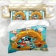 thumbnail image 5 of PatoAventuras Conjunto de sábanas temático, trío de piezas, cómodo y amigable con la piel, diseño único, regalo de decoración para el hogar para familiares, amigos y fans,135cm *200cm, 5 of 6