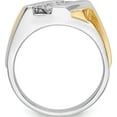 thumbnail image 2 of 14K Two-Tone Lab Grown Diamond Si1/Si2, G H I, Mens Ring (Size 10) Made In India rm5810b-050-10wylg, 2 of 5