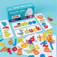 thumbnail image 2 of Matching Letter Game Spelling English Alphabet Letters Cards Language Early Educational Toys, 2 of 5