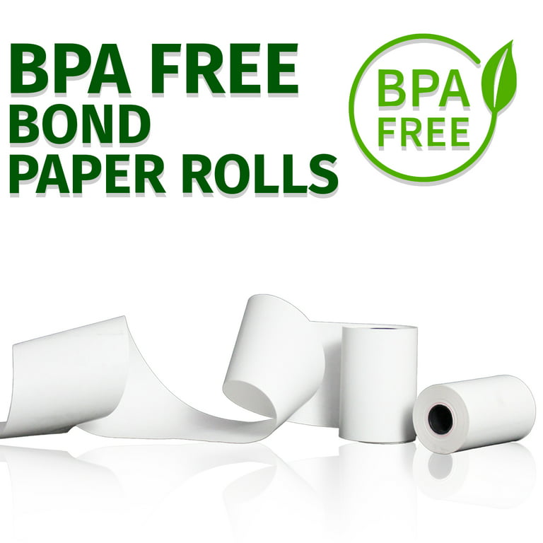 Gorilla Supply Thermal Paper Receipt Roll 2-1/4 x 50' BPA Free 50 Rolls