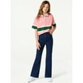 thumbnail image 4 of Free Assembly Girls Rugby Stripe Polo Shirt, Sizes 4-18, 4 of 5