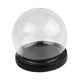 thumbnail image 1 of Cúpula de cristal para exhibición, tarro de bola con base de madera, caja de globo de cristal vacía para Base plana negra, 1 of 9