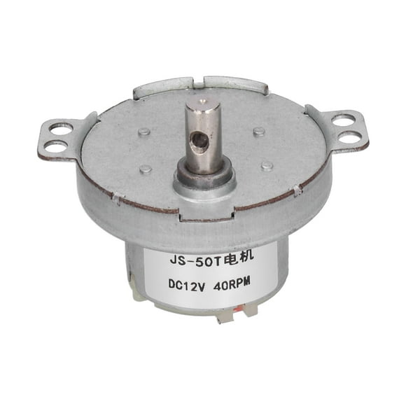 Réducteur de moteur à engrenages Équipement de boîte à engrenages Fournitures de contrôle industriel 40RPM DC12V JS-50T Cuivre