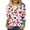 3-Multicolour, variant on Shadoumai Valentine Shirts for Women Cute Casual Heart Print Graphic Sweatshirt Funny Crew Neck Plus Size Long Sleeve Tops
