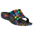 thumbnail image 1 of Men's Loudmouth Slides Razzle Dazzle Black Size 8, 1 of 1
