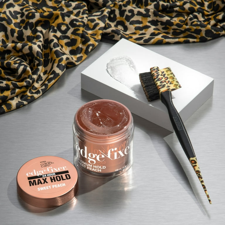KISS - RED 360 EDGE BRUSH WITH RATTAIL - Walmart.com