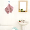 thumbnail image 2 of Moocorvic Kids Washcloths for Showering, Coral Velvet Set Little Dinosaur Series Soft Absorbent Towels(19.7x9.9inch,Light-Pink), 2 of 6