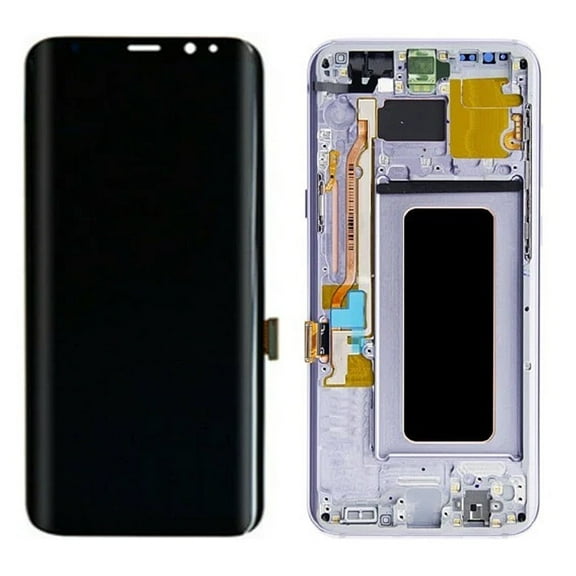 Replacement LCD Display Touch Screen Digitizer Assembly With Frame For Samsung Galaxy S8 Plus - Coral Blue