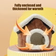 thumbnail image 6 of Luoshdecor Warm Bird Nest,Hand Weave Plush Bird Breeding Bed Parrot Snuggle Hut Conure House for Parakeet, Conure, Budgie, Cockatiel, Lovebird, 6 of 6