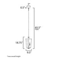 thumbnail image 2 of 12443CLFTBK-Maxim Lighting-Copacabana - 3 Light Pendant-18.75 Inches Tall and 9.5 Inches Wide, 2 of 5