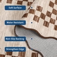 thumbnail image 6 of Scalloped Area Rugs For Living Room Bedroom Machine Washable&Non Slip Vintage Rug Area Rug Modern Border Throw Floor Carpet For Home Office Decorate, 6 of 8