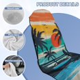 thumbnail image 4 of ZUXONGSY Car Seat Cover Towel Vintage Beach Sunset Print Car Seat Cover Protector Front Seats Washable Cars Sport Towel Seat Cushion with Storage Bag, 4 of 8