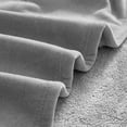 thumbnail image 7 of Mainstays Cozy Sweatshirt Chenille Throw Blanket, Soft Silver, 50" x 60", 7 of 7