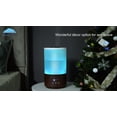 thumbnail image 4 of BlueHills Premium 4000 ml Tall Essential Oil Diffuser 4L 4 Liter 50 Hour Run with Remote Timer Aroma Humidifier 1 Gallon Big Capacity High Mist Output for Large Room Lights Dark Wood Grain XL T402, 4 of 10