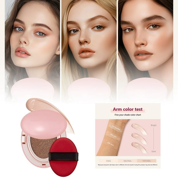 SIfdSeng Powder Air Cushion Foundation Moisturizing Lightweight Makeup Concealer Liquid Foundation Stick Foundation