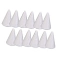 thumbnail image 3 of 12 conos de espuma para manualidades, accesorios decorativos, suministros blancos para actividades de bricolaje Altura 57 cm, 3 of 7