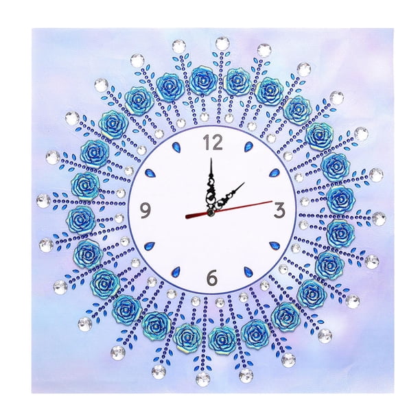 Reloj de pintura de diamante 5D, tamaño especial, manualidades especiales de , pintura de de imitación, , imagen Macarena reloj de pintura de diamante