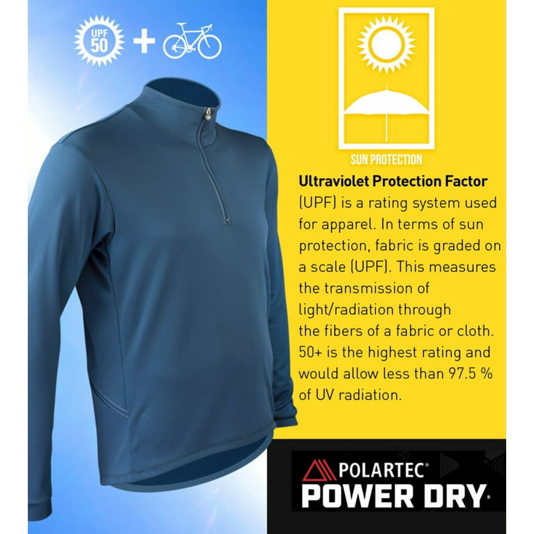Long sleeve cycling jersey upf best sale 50